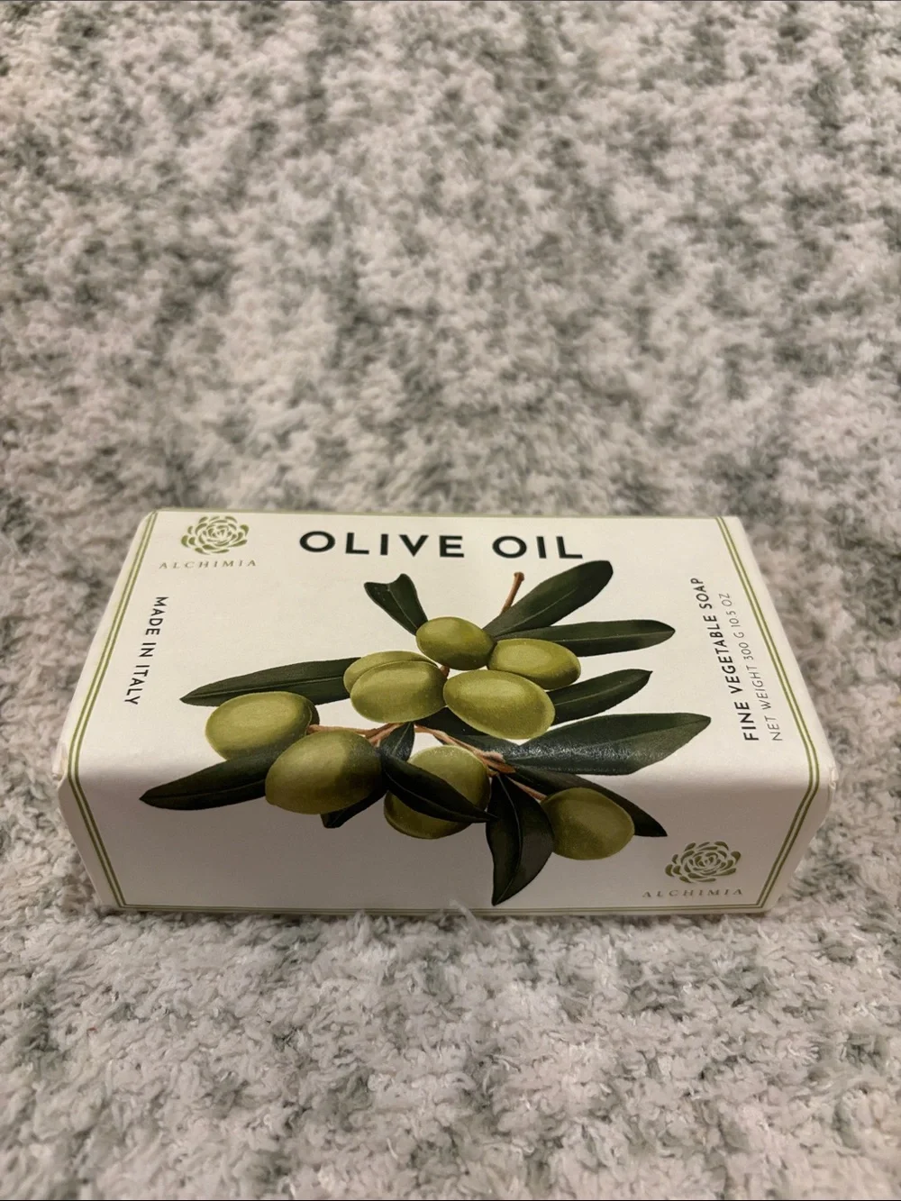 Olive Oil Fine Vegetable Soap by Alchimia Made in Italy NWT 10.50oz